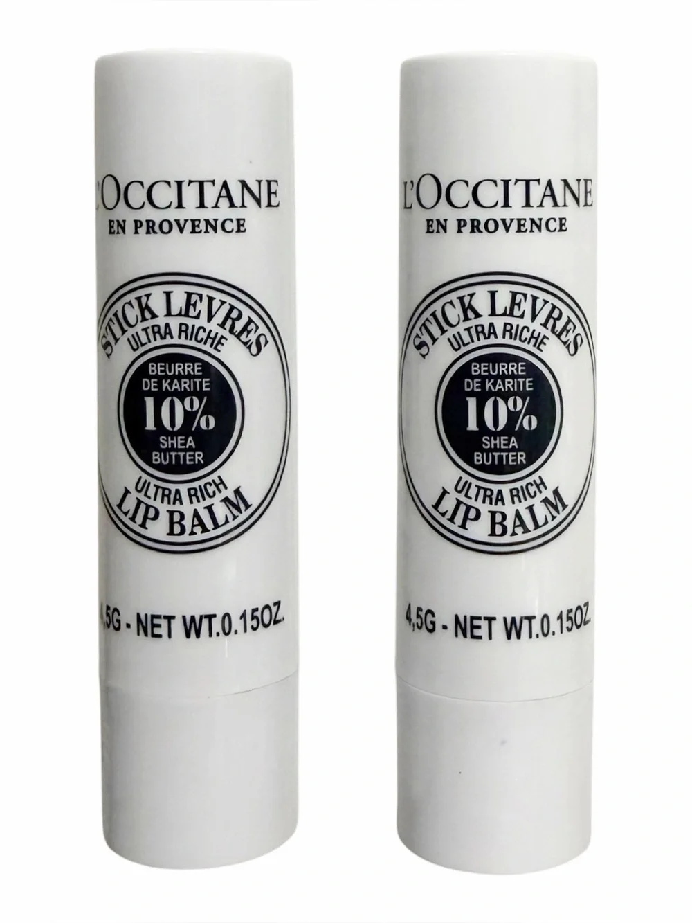 {Set of 2} L'OCCITANE Ultra Rich LIP BALM 10% Shea Butter ~ NEW